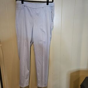 Marla Wynne Pants Women’s Size 16, Light Gray, Stretch